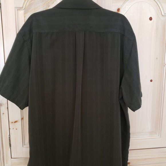 Croft & Barrow Men’s Collared Green Short Sleeve Shirt, XXL, EUC - Picture 3 of 6